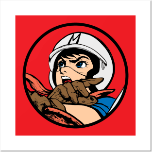 Speed Racer Retro Classic coloring Posters and Art